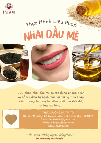 Dầu Mè Vàng Nguyên Chất - LTT