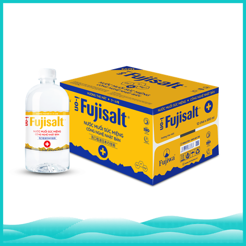 Nước Muối Súc Miệng I-ON Fujisalt Chai 680ml