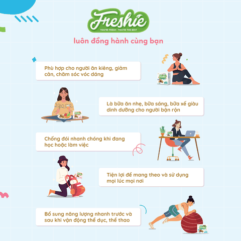 Thanh Hạt Dinh Dưỡng Freshie - Mè Đồi & Rong Biển TMF