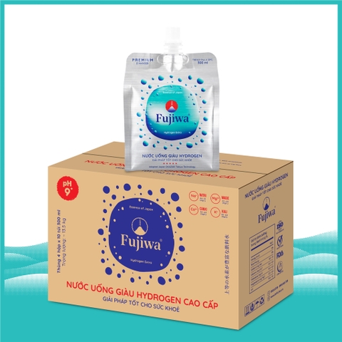 Nước Uống Fujiwa Giàu Hydrogen Cao Cấp - Dạng Thùng/Hộp Giấy