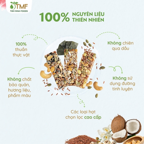 Thanh Hạt Dinh Dưỡng Freshie - Hạt Sen & Đậu Xanh TMF