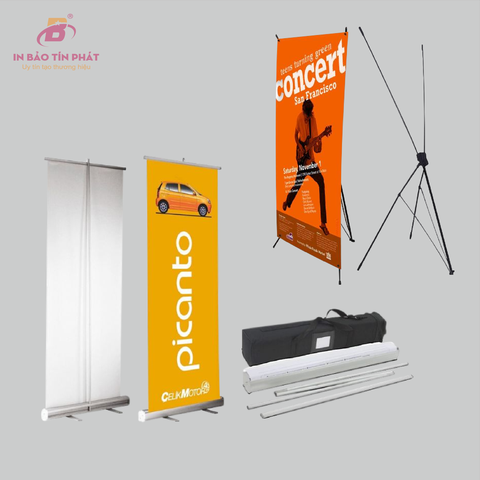 Giá chữ X - cuốn nhôm