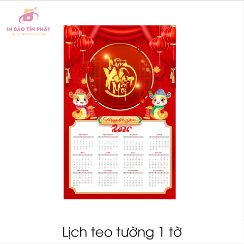 Lịch 1-5-7 tờ