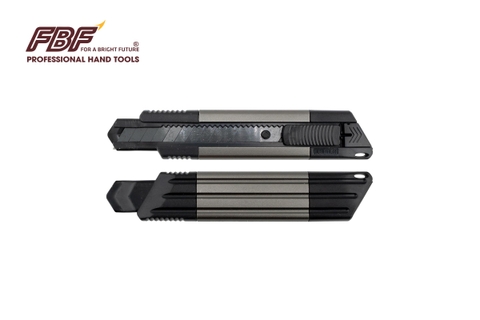 Dao dọc giấy thân hợp kim 1 lưỡi RVEDA (xám) -Lưỡi đen