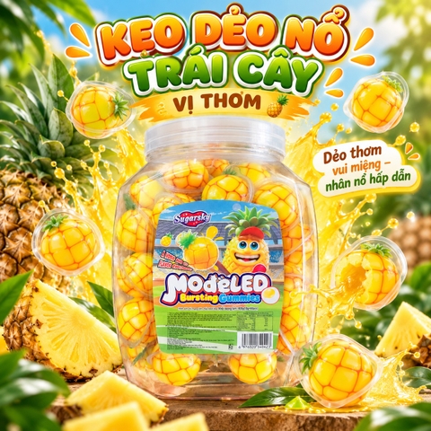 Kẹo Dẻo Nổ Trái Cây - Hương Vị Thơm