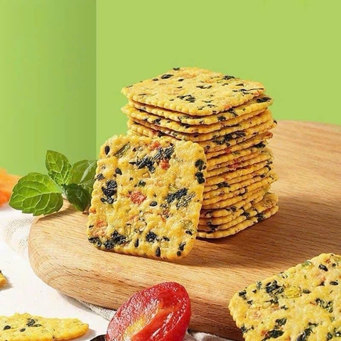 Bánh Quy Ăn Kiêng 9 Loại Rau Củ Weisel (Gói 328g) - Thức Ăn, Ăn Vặt