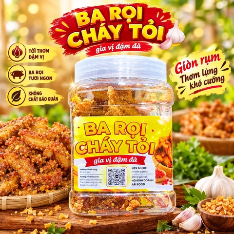 Ba Rọi Cháy Tỏi 300gr - Đậm Đà Vừa Miệng – Ăn Là Ghiền