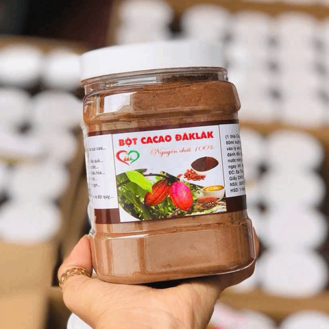 Bột Cacao Nguyên Chất 500gr - Đặc Sản Tây Nguyên - Hỗ Trợ Đẹp Da, Giữ Dáng