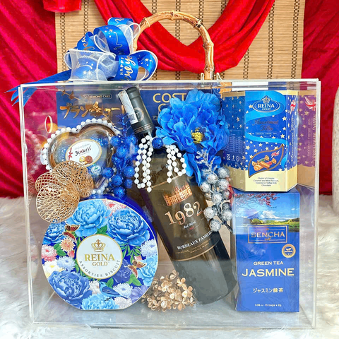 SET QUÀ TẾT MK04 – “SẮC XANH” VAL MICA SIÊU SANG ( Hàng Đặt Trước 3-5 Ngày )