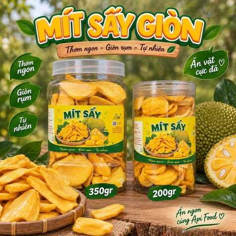 Mít Sấy Giòn Rùm Rụm, Thơm Ngon, Ăn Là Mê