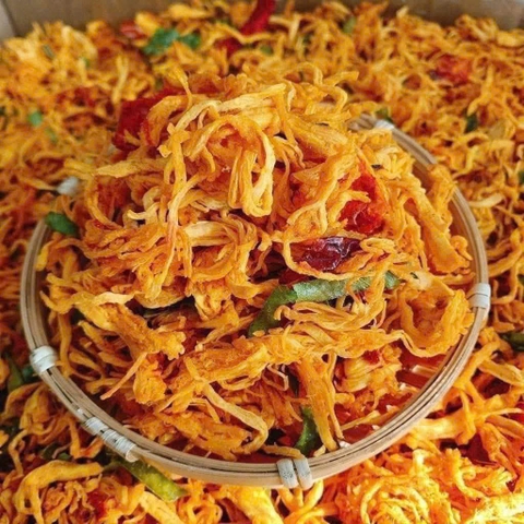 Khô Gà Lá Chanh Thơm Ngon Loại Đặc Biệt - Ăn Vặt Api Food