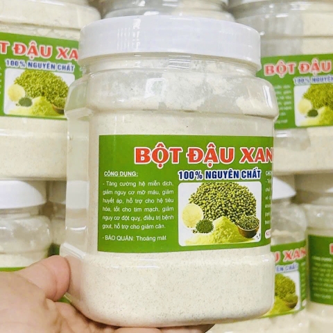 Bột Đậu Xanh Nguyên Chất, Tinh Hoa Từ Thiên Nhiên Cho Sức Khỏe & Sắc Đẹp