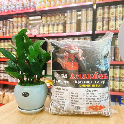 (LOẠI ĐẶC BIỆT - HÀNG CHÍNH HÃNG) AmaKong 12 Vị Dược Liệu Thảo Mộc Thơm Dịu Hỗ Trợ Sức Khỏe Tự Nhiên An Toàn - Bí Truyền Núi Rừng Tây Nguyên