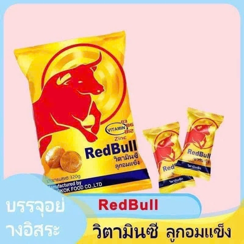 Kẹo Ngậm Tăng Lực Bò Húc Recbull Thái Lan 320gr