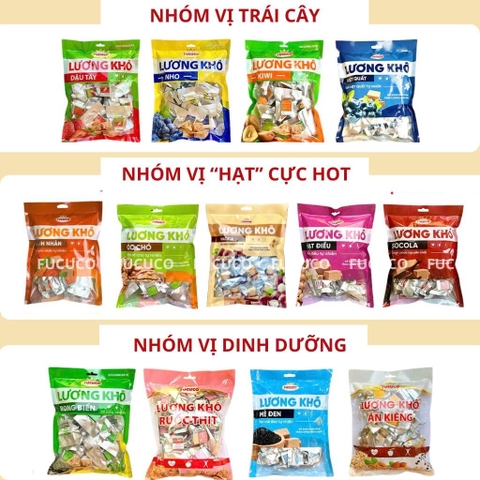 Lương Khô Fucuco 400g Bổ Sung Năng Lượng Thơm Ngon Bổ Dưỡng