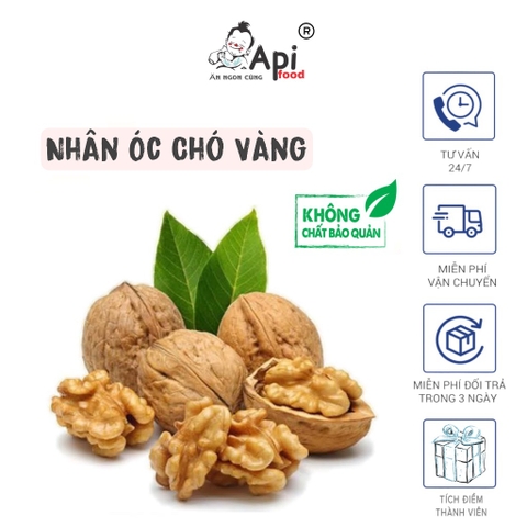Nhân Hạt Óc Chó Vàng Tách Vỏ Dinh Dưỡng Organic Tốt Cho Sức Khỏe