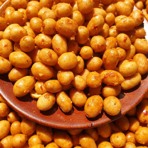 Đậu Phộng Da Cá Tỏi Ớt Giòn Rụm Thơm Ngon 500gr