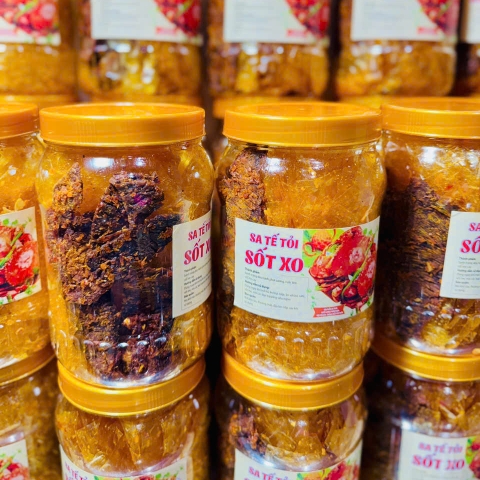 Bánh Tráng Sa Tế Tỏi Sốt XO Cực Ghiền - Ăn Vặt Api Food