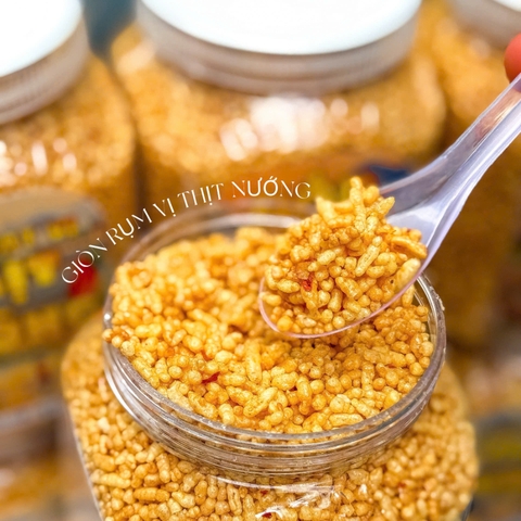 Cơm Hạt Vị Thịt Nướng BBQ Thơm Nức Giòn Rùm Rụm - Ăn Vặt Api Food