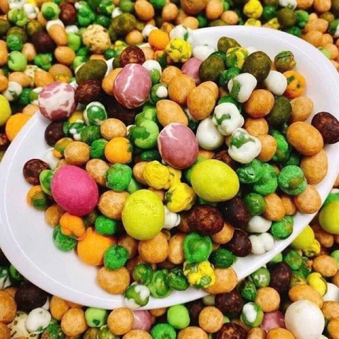 Đậu Phộng Da Cá Mix Vị Siêu Ngon - Ăn Vặt Api Food