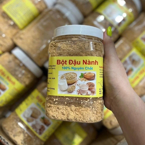 Bột Đậu Nành Rang Chín Nguyên Chất Dinh Dưỡng, Làm Đẹp Da, Giữ Dáng, Hương Vị Tự Nhiên & Tinh Khiết