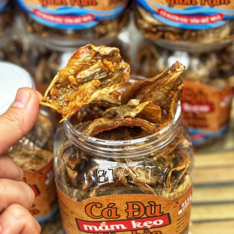 Khô Cá Đù Mắm Kẹo Phiên Bản Giòn Rụm Siêu Ngon 300gr