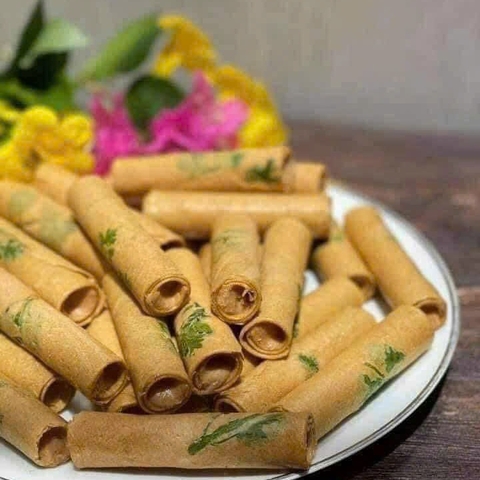 Bánh Ống Ngò Bơ Đậu Phộng Thơm, Giòn, Ngon - Loại Đặc Biệt