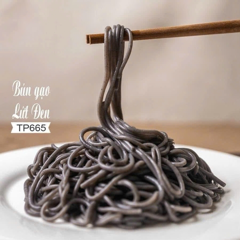 Bún Gạo Lứt Đen Hữu Cơ Thuần Chay, Ăn Kiêng – Tốt Cho Sức Khỏe 1KG