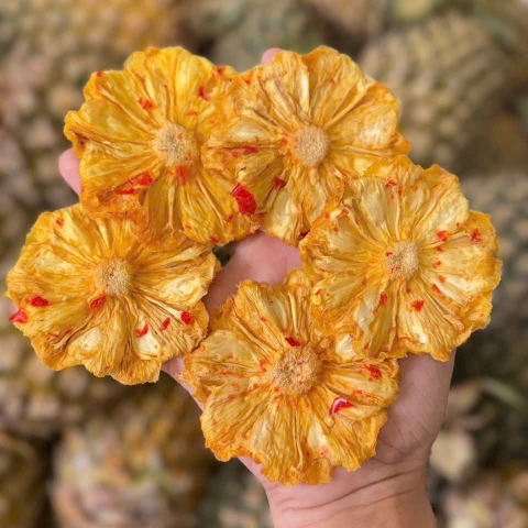 Thơm Sấy Dẻo Muối Ớt Chua Cay Mặn Ngọt Thơm Ngon Lạ Miệng 300gr