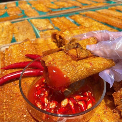 Khô Mực Cán Tẩm Gia Vị Loại Ngon, Đặc Sản Nha Trang 250gr ( Túi Zip )