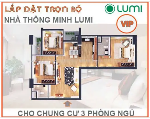 TRỌN BỘ LUMI VIP CHUNG CƯ 3PN