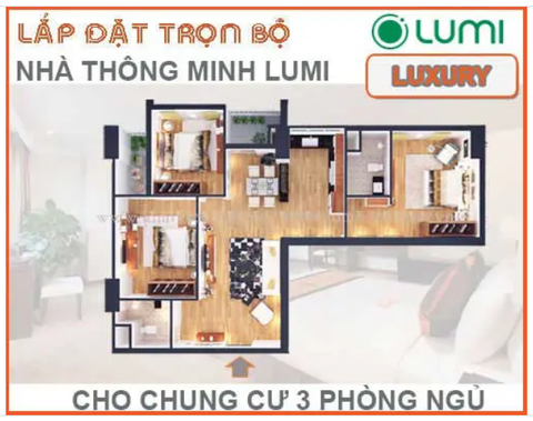 TRỌN GÓI LUMI LUXURY CHUNG CƯ 3PN