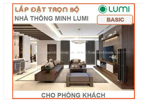 TRỌN GÓI LUMI  BASIC CHO PHÒNG KHÁCH