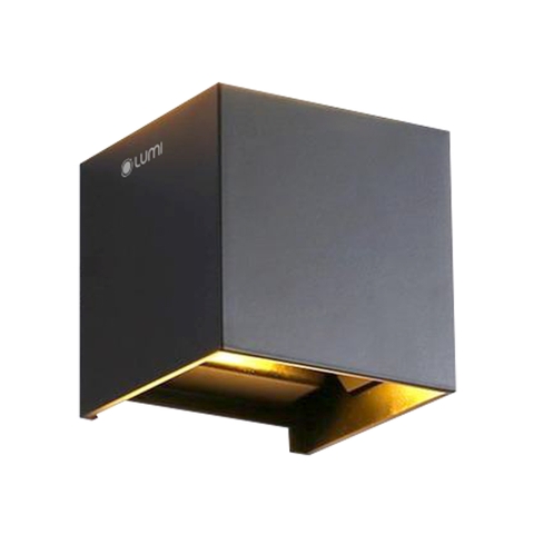 ĐÈN GẮN TƯỜNG NGOÀI TRỜI HÌNH VUÔNG 2*6W