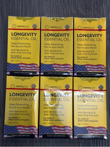 Tinh Dầu Longevity – Giảm đau xương khớp, diệt khuẩn từ Mỹ 21ml