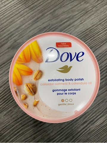 Tẩy Tế Bào Chết Toàn Thân Dove Exfoliating Body Polish Colloidal Oatmeal & Calendula Oil 298g Mỹ