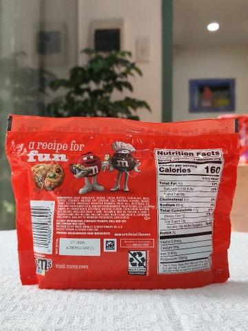 Socola M&M bơ đậu phộng - Peanut Butter Mỹ 243g