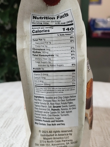 Bimbim mix hạt Majans Úc 1kg