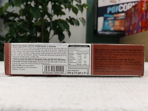 BÁNH BOUCHEE LOTTE CHOCOLATE NHẬT BẢN 324g