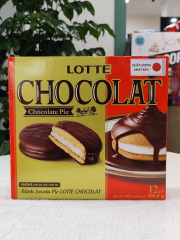 BÁNH BOUCHEE LOTTE CHOCOLATE Nhật Bản 339.6g