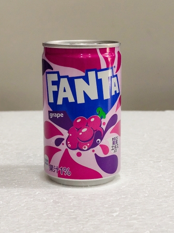 Nước Ngọt FANTA Lùn Vị Nho Nhật 160ml - Lon lẻ