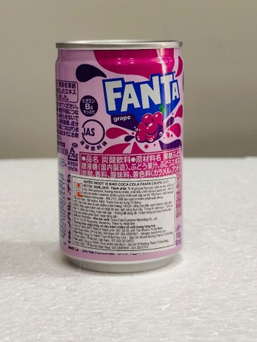 Nước Ngọt FANTA Lùn Vị Nho Nhật 160ml - Lon lẻ