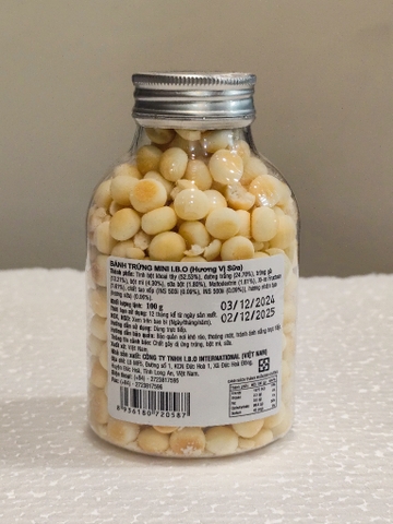 Bánh trứng mini IBO vị sữa 100g