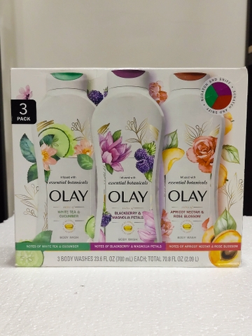 Set 3 chai sữa tắm OLAY Mỹ 700ml*3