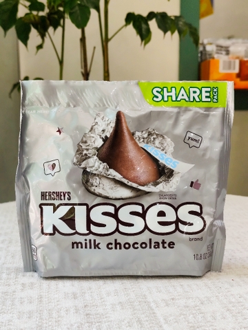 Chocolate Hershey's Kisses Milk 306g Mỹ