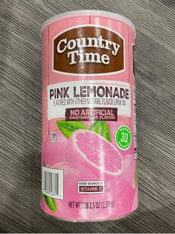 Bột pha nước chanh hồng Country Time Pink Lemonade Drink Mix Mỹ 2.33kg