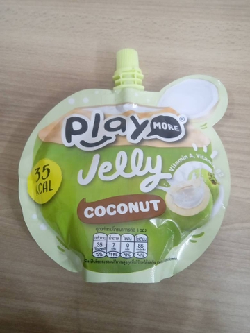Thạch Carrageenan với Konyakku hương dừa Playmore 150g