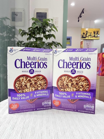 Ngũ cốc Cereal Multi Grain Cheerios Whole Grain 255g