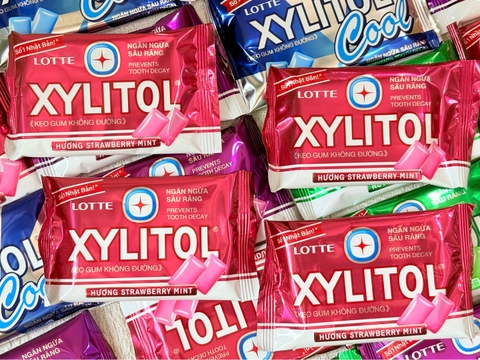 Kẹo Xylitol Không Đường Hương Strawberry Mint