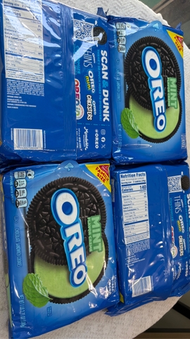 [ Hàng Nhập Mỹ ] Oreo Phiên Bản Tươi Mới - Bạc Hà Mát Lạnh Family Size 530g